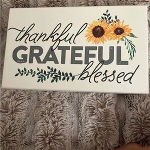 Thankful sign